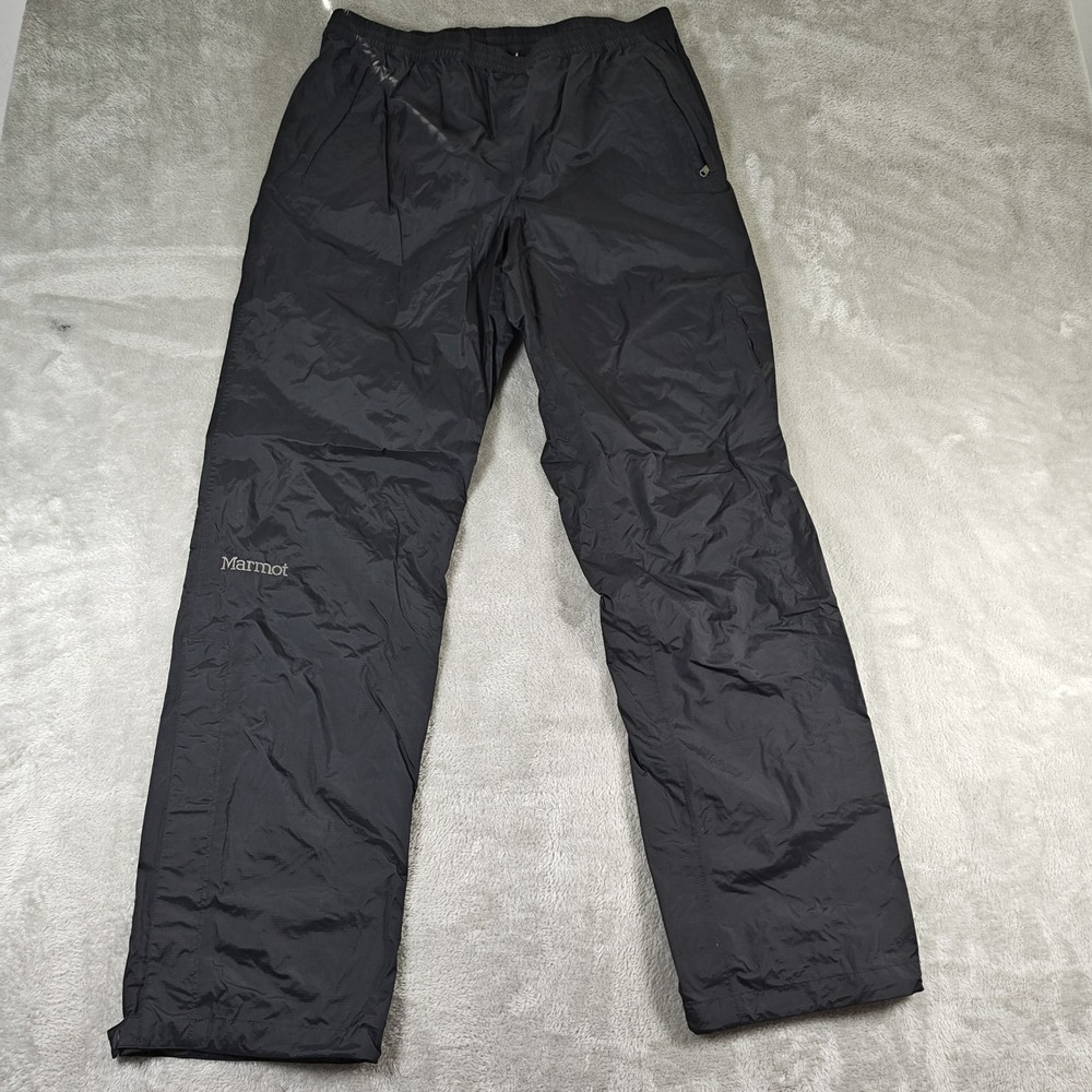 Marmot Rain Pants Mens Medium Precip Waterproof Ripstop Nylon H41240 Outdoor